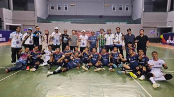 Tim Futsal Pemprov Lampung Vs Setjen KPU Menang 10–0 di Bapor Korpri 2025